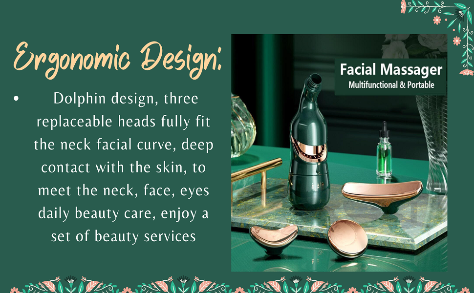 3 in 1 Anti Wrinkles Face Neck Eyes Massager,Vibration Facial Massager for Skin Care,Face Sculpting Tool Multifunctional Neck Face Massager Beauty Device,Neck Device Face Lift Tool