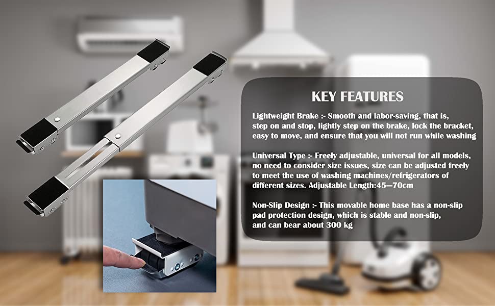 Heavy Load Furniture Lifter Mover Tool Set - Moving Roller Wheel Set Easy and Safe Shifting Slider Tools for Washing Machines, Fridge, Sofa, Table, Cupboard