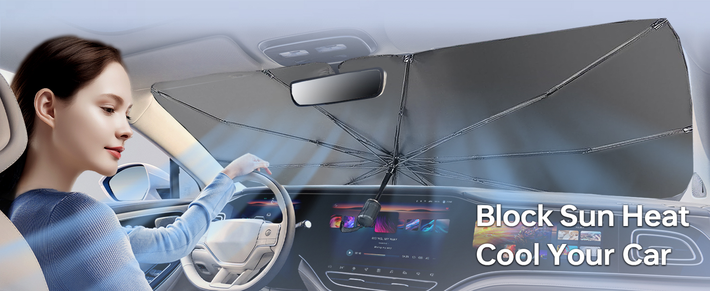 Car Sun Shade Umbrella