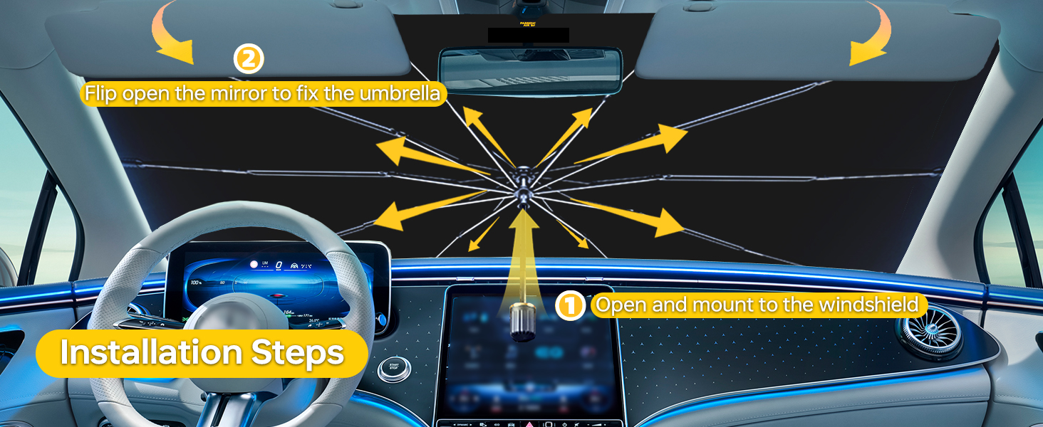 Car Sun Shade Umbrella