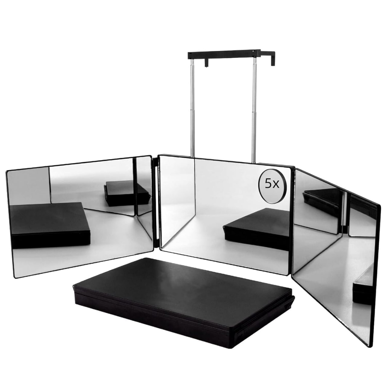 Three Way Mirror for Hair Cutting, Barber Mirror Self Cut