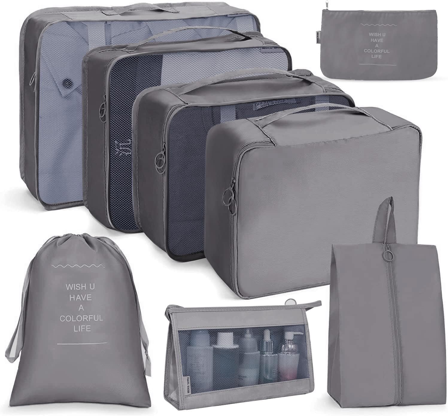 TRAVEL BAG 7 PCS SET