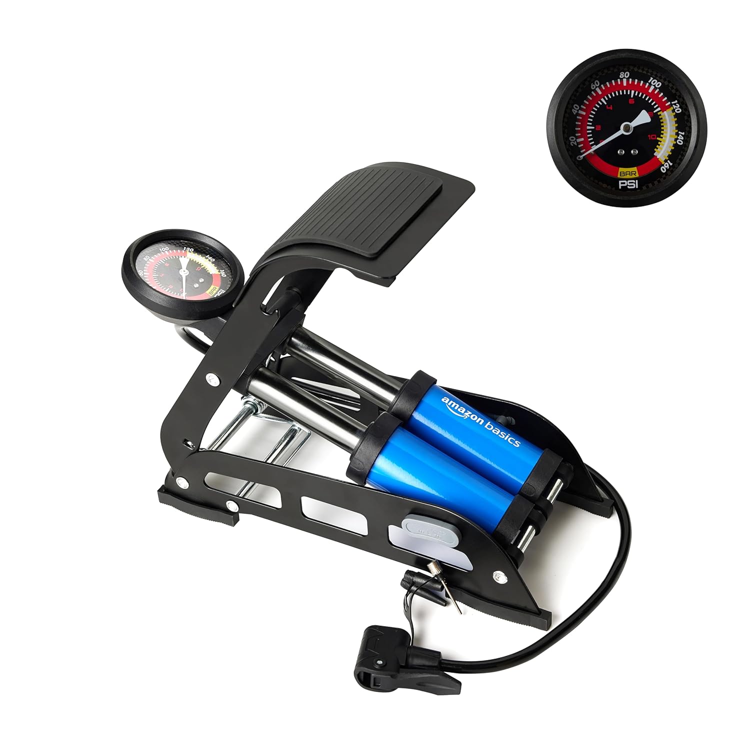 Double Barrel Foot Pump